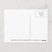 "Brother Raccoon" Postkarte (Rückseite)