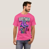 Brother Roller Girl Roller Skating Birthday Matchi T-Shirt (Vorne ganz)