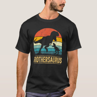 Brother Saurus T Rex Dinosaur Bruder Vater's Da T-Shirt