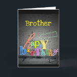 **BROTHER** SCHREIBT AUF DER WALL BIRTHDAKARTE KARTE<br><div class="desc">ERZÄHLEN SIE IHRE ***TWIN**** WIE VIEL SIE IHREN "SEHR GLÜCKLICHEN GEBURTSTAG" WÜNSCHEN MÖCHTEN,  DASS SIE VON 1 MEINER 8 GESCHÄFTE GESCHAFFEN HABEN!!</div>