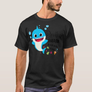 Brother Shark Design for Boy Niedlich Baby Shark G T-Shirt