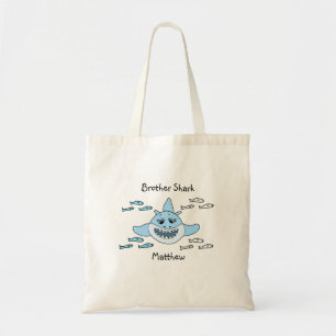 Brother Shark Personalisiert Beach Tote Bag Tragetasche
