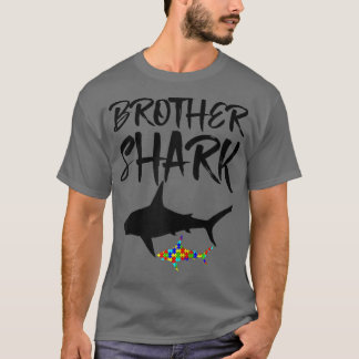 Brother Shark T-Shirt's Funny Women Haie T-Shirt B