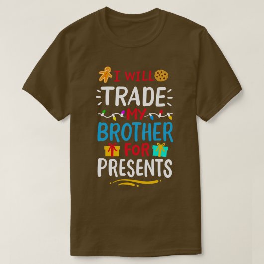 Brother Sibling Christmans T-Shirt (Design vorne)