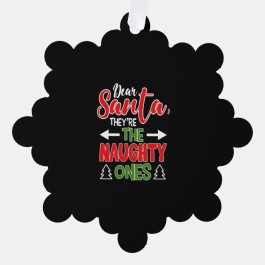 Brother Sister Christmas Gift Ornament Karte (Vorderseite)