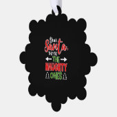 Brother Sister Christmas Gift Ornament Karte (Linke Ecke)