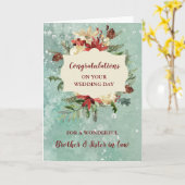 Brother & Sister für Recht Glückwünsche Karte (Gelbe Blume)