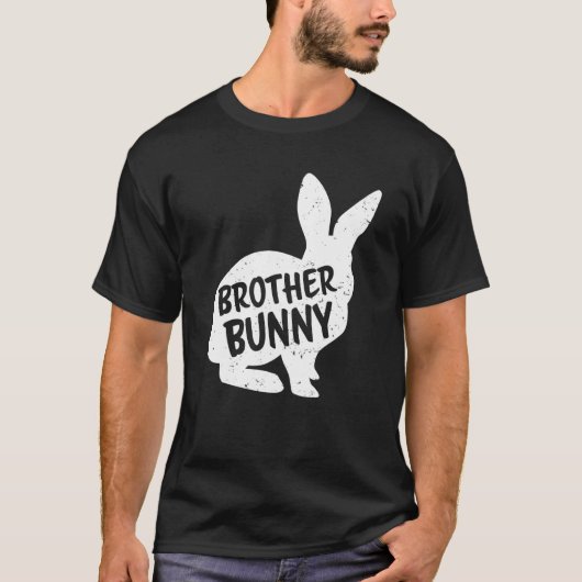 Brother Son Bunny Matching Group Funny Family East T-Shirt (Vorderseite)