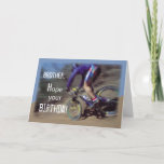 Brother Sports Mountain Bike Birthday Karte<br><div class="desc">You know your Brother likes sports very much and this is the great card you need to wish him Happy Birthday. A guy riding fast a mountain bike. A suitable design for a man or a boy.</div>