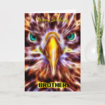 Brother Stylish Birthday Fraktal Sea Eagle Karte<br><div class="desc">Brother Stylish Birthday Fraktal Sea Eagle</div>