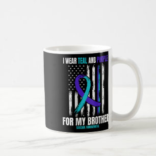Brother Suicide Awareness Prevention American Flag Kaffeetasse