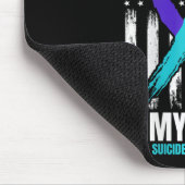 Brother Suicide Awareness Prevention American Flag Mousepad (Ecke)