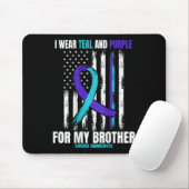 Brother Suicide Awareness Prevention American Flag Mousepad (Mit Mouse)