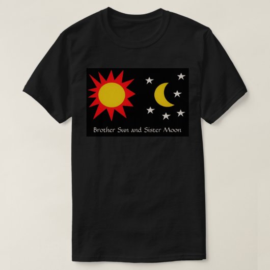 BROTHER SUN SISTER MON T-Shirt (Design vorne)