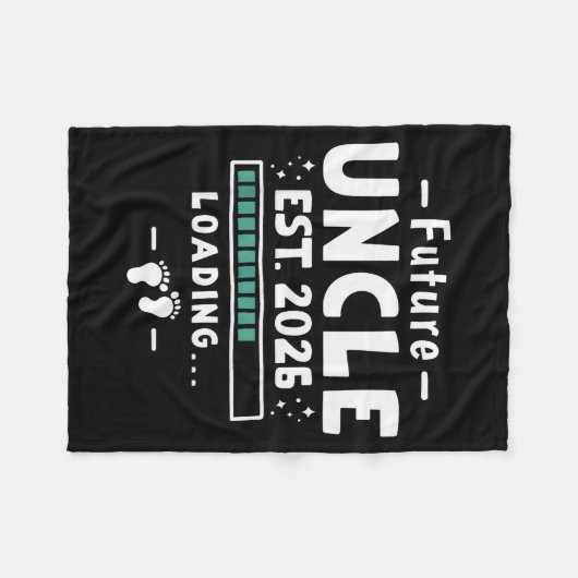 Brother To Uncle Pregnancy Announcement - Future U Fleecedecke (Vorderseite (Horizontal))