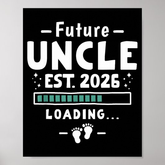 Brother To Uncle Pregnancy Announcement - Future U Poster (Vorne)