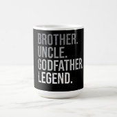 Brother Uncle Godami Legend Fun Bestes Funny Kaffeetasse (Mittel)