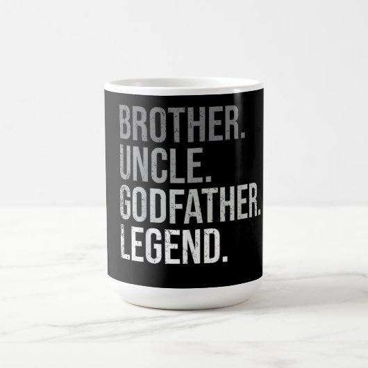 Brother Uncle Godami Legend Fun Bestes Funny Kaffeetasse (Mittel)