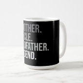 Brother Uncle Godami Legend Fun Bestes Funny Kaffeetasse (VorderseiteRechts)