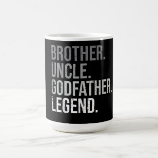Brother Uncle Godami Legend Fun Bestes Funny Kaffeetasse