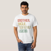Brother Uncle Godfather Legend Gifts from Godchild T-Shirt (Vorne ganz)