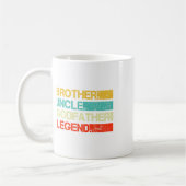 Brother Uncle GodVater Legend Bester Sonnengott Un Kaffeetasse (Links)