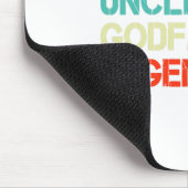 Brother Uncle GodVater Legend Bester Sonnengott Un Mousepad (Ecke)