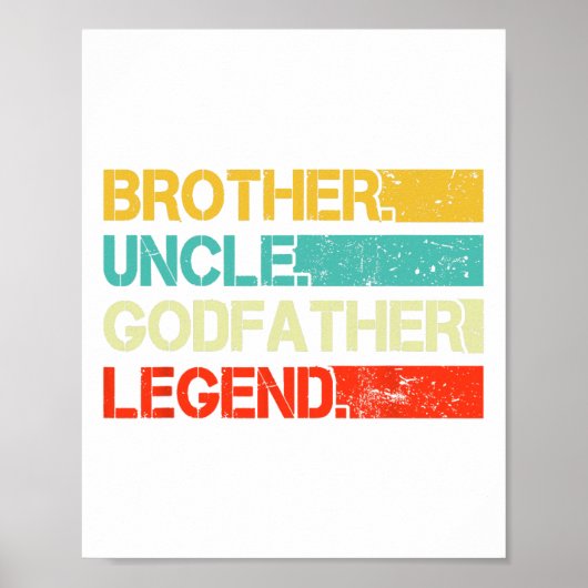 Brother Uncle GodVater Legend Bester Sonnengott Un Poster (Vorne)