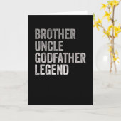Brother Uncle GodVater Legend Karte (Gelbe Blume)