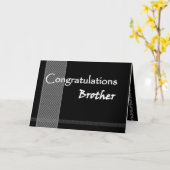 BROTHER Wedding Congratulations Karte (Gelbe Blume)