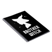 Brother Witch Funny Spooky Matching Halloween Notizblock (Rechte Seite)