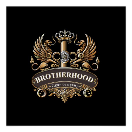 Brotherhood Cigar Company Glossy Poster (Vorderseite)