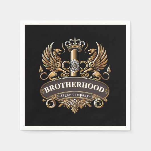 Brotherhood Cigar Company  Serviette (Vorderseite)