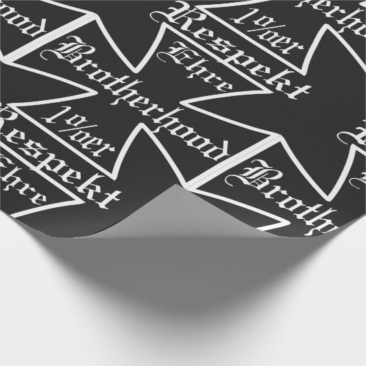 Brotherhood Ehre Respekt La Familia Geschenkpapier (Ecke)