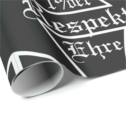 Brotherhood Ehre Respekt La Familia Geschenkpapier (Rolleneckpunkt)