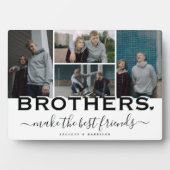 BROTHERS-Angebot und Foto Collage-Geschenkidee Fotoplatte (Vorderseite)