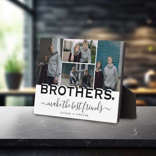 BROTHERS-Angebot und Foto Collage-Geschenkidee Fotoplatte
