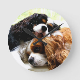 Brothers Cavaliers Runde Wanduhr
