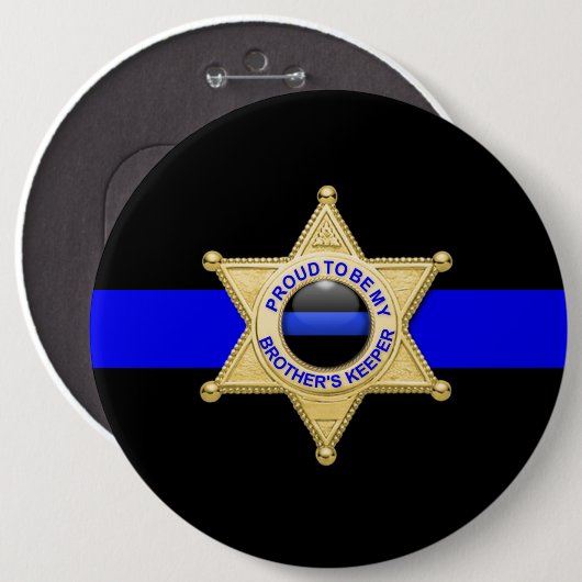 Brothers Keeper Abzeichen Medallion Button (Vorne & Hinten)