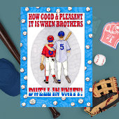 Brothers Unity Birthday Card Karte