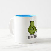Brothersaurus, Big Brother, Dinosaur, Big Brother, Zweifarbige Tasse (Vorderseite Links)
