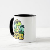 Brothersaurus - Fun Cartoon Dinosaur Brother v3 Tasse (Vorderseite Links)