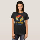 Brothersaurus Rex Dinosaur Brother Saurus Familie  T-Shirt (Vorne ganz)