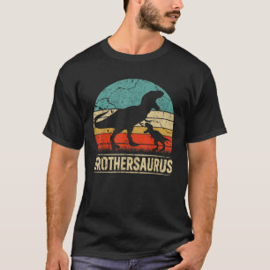 Brothersaurus T Rex Dinosaur Brother Saurus Family T-Shirt