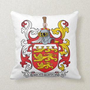 Brotherton Familienwappen Kissen