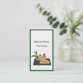 Brotkorb-Visitenkarte Visitenkarte (Stehend Vorderseite)