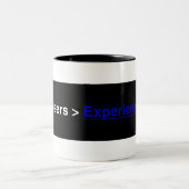 Brotkrumen-Wecker-Tasse der Zweifarbige Tasse (Mittel)