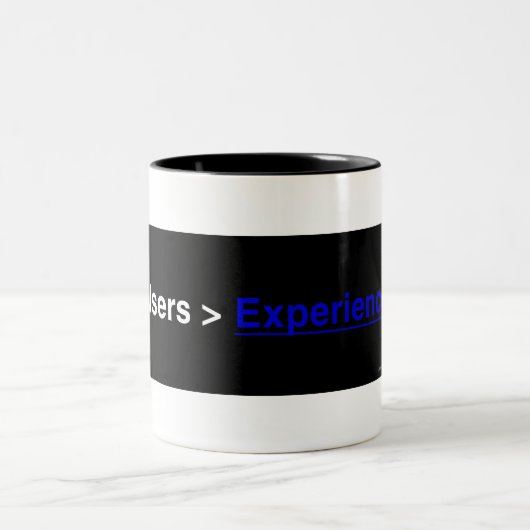 Brotkrumen-Wecker-Tasse der Zweifarbige Tasse (Mittel)