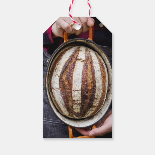 Brotlaib, Artisan, Geschenktafel Geschenkanhänger (Rückseite)