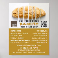 Brotlaib in Scheiben, Bäcker, Bäckerei Store Werbu
